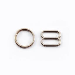 50Set 6-20mm Bra Bikini Buckle Metal Strap Buckles Underwear Sliders O D Rings Clasp Clothes Buttons Hook DIY Sewing Accessories