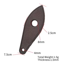 2Pcs DIY Genuine Leather Zip Puller Replacement Zipper Heads for Nano Speedy Luggage Backpack Jacket Suitcase Bag Accessories