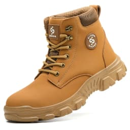 Men Winter Work Safety Boots Lightweight Steel Toe Work Shoes Men Waterproof Warm Security Protection Safety Shoes