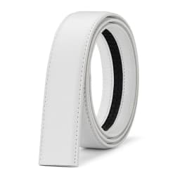 Belt No Buckle for Automatic Buckle PU Leather Belts Without Buckle for Men Women No Buckle 3.5cm Wide 150 160cm