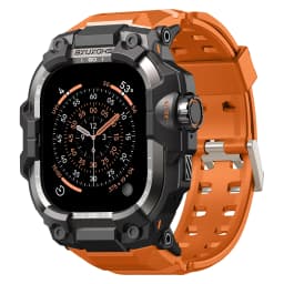 Band Case for Apple Watch Ultra 4/3 49mm 46mm 45mm 44mm TPU Bracelet Metal Cover for Iwatch 11 10 9 8 7 6 5 4 SE Tactical Strap