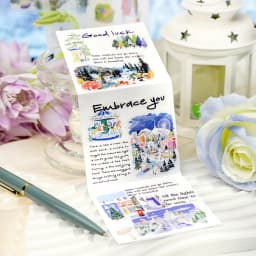 20sheets Floating Light Four Seasons Series Kawaii Ins Die Cut Sticker Book DIY Diary Clipper Planner Handbook Aesthetic Sticker
