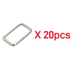 10-50pcs Rectangle Metal Buckles 13-38mm O Ring Webbing Belt Leather Rings Clasp Handbag Strap Clip Adjuster Hook Accessories