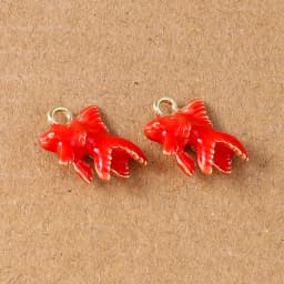 5pcs Cute Enamel Fish Charms Goldfish Pendants for Necklace Earrings Bracelet DIY Jewelry Making Accessories Supplies