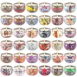 36 ham mixed aromatherapy candles, soy wax for various fragrances, home decoration, parties and weddings