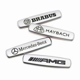 1/2/4pcs for AMG Car seat Emblem Backrest Headrest Clips Console Decoration Badge Interior decoration Sticker Accessories