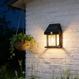 1/2 PCS Solar Wall Light with Motion Sensor Independently Used for Terrace Porch Garden Deck Fence