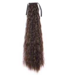 WIGSIN 32Inch Synthetic Long Kinky Curly Ponytail Drawstring Clip In Ponytail Black Blonde Hair Extension for Women