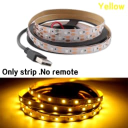 5V RGB LED Strip Light USB 5 V PC TV Backlight 2835 0.5m 1m 2m 3m 4m 5m 5 V Volt USB Led Strip RGB Lights Lamp Tape Diode Ribbon