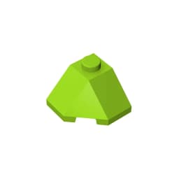 Gobricks GDS-802 ROOF TILE 2X2X1 45 DEGR.-BOT.45DEGR. compatible with lego 13548 children's DIY Educational Building Blocks Tech