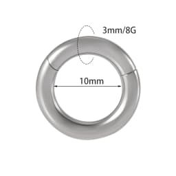 1PC Surgical Steel Nose Rings Septum Clicker Segment Hinged Ring Nose Ear Cartilage Tragus Helix Ear Lobe Body Piercing Jewelry