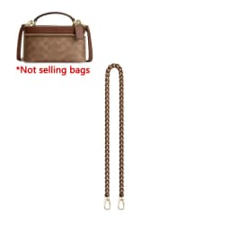 Cowhide Woven Chain Strap For rainer18, Leather Interwoven Shoulder Crossbody Bag Replacement Strap Handbag Accessories