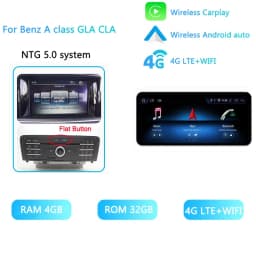 BONROAD Android Car Radio Multimedia CarPlay GPS Navigation For Mercedes Benz A Class W176 GLA CLA X156 C117 Touch Screen