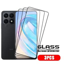 4/3/2/1Pcs For Honor X8A Glass Huawei Honor X8A Tempered Glass Protective 9H Full Cover Glue Screen Protector Huawei Honor X8A