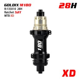 GOLDIX M180 MTB BOOST Hub Center Lock Disc 28H EXP Ratchet 52T Mountain XD Class Bike Hub for Shimano SRAM 11 12 Speed