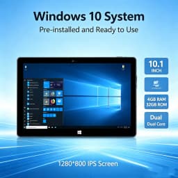 10.1" Windows 10 DS232 Tablet PC Z8300 CPU 2GBDDR RAM 32GB ROM 1280 X 800 IPS HDMI-Compatible Dual Camera