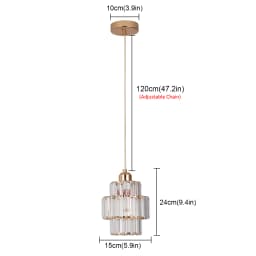 Modern Crystal Ceiling Lamp Led Hanging Lights Home Appliance Dining Room Nordic Loft Chandelier Bedroom Bedside Decora Fixtures