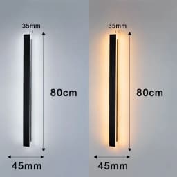 LED Wall Lamp Garden Decoration Lighting Waterproof Modern LED Wall Light AC 220V/110V 40/60/80/100/120CM Indoor Outdoor Lamps