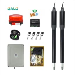 AC110V/220V to 24V Electric Automatic Strong Dual Arm Swing Gate Opener Up to 660 Lbs Hardware Driveway Door KIT