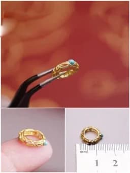 1/12 Doll Mini Jewelry Miniature Food Play Simulation Western Dowry Jewelry/Gems/Bracelets/Rings/Necklaces Doll Accessories