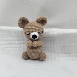 Handmade Kid Room Deco Stuffed Plush Toy Animal Amigurumi Handcrafts Kids Gifts Soft Fox Cow Lamb Birthday Sleeping Dolls
