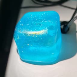 @Needoh Nice Cube Glitter & Glow Squeeze Sensory Stretch Anxiety Relief ADHD Fidget Leisure Adult Gift