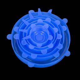 6 Pcs Silicone Cover Stretch Lids for Kitchen Microwave Food Covers Bowl Caps Elastic Silicone Lid Cap Universal Adaptable Lids