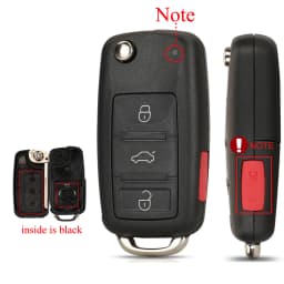 Jingyuqin 2/3/4/5 Buttons Folding Remote Car Key Case Shell For VW Sharan Tiguan Golf Sagitar Polo MK6 Touareg