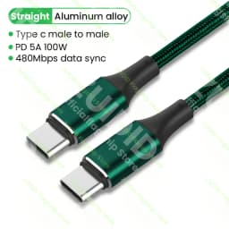 PD 100W 5A USB C To Type C Cable QC3.0 Quick Charge 4.0 Fast Charging Data Cable For Samsung Xiaomi Macbook Pro USB C Cable 1/2M
