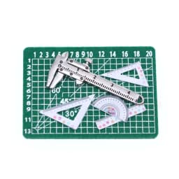 Dolls Accessories Doll Stationery Eraser Rulers 1:12 Scale Dollhouse Writing Materials Playing House Mini Painting Tools