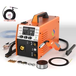 HITBOX 250A 6 in 1 Aluminum Welding Machine ARC MMA/MIG Gas Gasless/Lift TIG 2T 4T IGBT Inverter Semi-Automatic MIG Welder