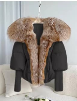 2026 New Autumn 90 Winter Goose Down Jacket Warm Women Coat Oversized Real Fox Fur Collar Thick Luxury Fashion Outerwear