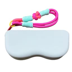 Portable Waterproof Drop-Resistant Silicone Glasses Case Easy to Store Equipped with Hanging Handle Suitable for Travel