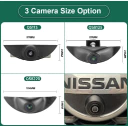 GreenYi Car Front View Camera for Nissan Qashqai J10 J11 Pathfinder R51 Tiida March Patrol X-trail T30 370z Teana Sylphy Sentra