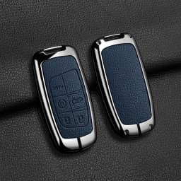 Car Key Case Holder For Jeep WK2 KL BU MP Renegade Grand Cherokee Dodge Ram Charger Challenger Chrysler 300C Journey 5Buttons