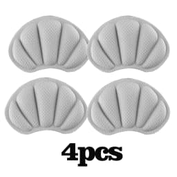 4 PCS Heel Insoles Patch of Heel Pads Relieve Pain for Too Large Shoes, Heel Cushion Inserts, Self-Adhesive Heel Grips