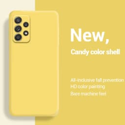Liquid Silicone Soft Case for Samsung Galaxy A52 A72 A13 A23 A33 A53 A73 A04 A04S A04E A14 A24 A34 A54 A22 A32 5G Cover Fundas