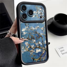 White Flowers Branches Case For iPhone 17 Pro Max Funda iPhone 16 Pro Max 11 12 13 14 15 16E 18 Shockproof Silicone Soft Cover