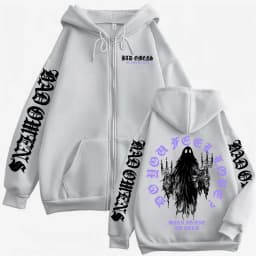 Bad Omens Do You Feel Love Zip Up Hoodies Men Women Harajuku Gothic Jacket Sweatshirt Coat Aesthetic Streetwear Zipper Pullovers