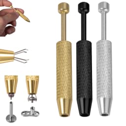 1/3pcs 4 Claws Ball Bead Holder Pick-up Tool Prong Tweezers Catcher Grabbers Piercing Jewelry Top Unscrew Tighten Grasping Tools