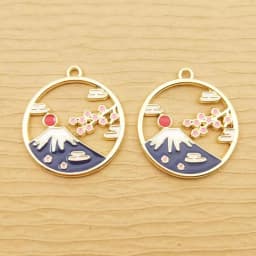 10pcs Sun Mountain Charm for Jewelry Making Enamel Pendant Necklace Bracelet Accessories Diy Supplies Zinc Alloy Gold Plated