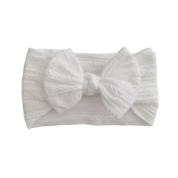 1/3/4/6Pcs Solid Color Baby Headband Bow Children Hair Band Elastic Nylon Newborn Soft Turban Headwrap Kid Hair Accessories