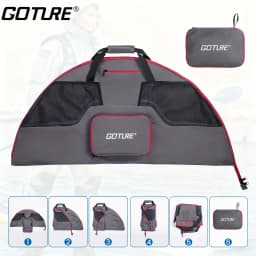 Goture Outdoor Wading Gear Organizer Bag | Breathable Mesh Design, Foldable and Portable Wader Boot Oxford Cloth Storage Bag