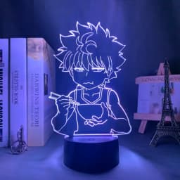 Acrylic 3d Lamp Anime Hunter X Hunter Killua and Gon for Bedroom Decor Nightlight Birthday Gift Led Night Light Manga Hxh Killua