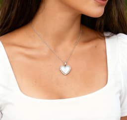 Custom Engraved Text Photo Openable Memory Pendant Necklace Personalized Heart Locket Necklace Birthday Valentine's Day Gift