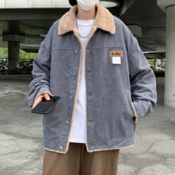 Thickened Corduroy down Jacket Men's Winter Oversize Trendy Vintage Cotton Coat Bread Shape Casual Cleanfit Loose Fit Style