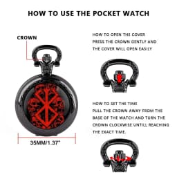 Creative design Glass Dome Quartz Pocket Watch with Chain Necklace Pendant Gift for Male Men Vintage Clock Retro Accessory