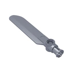 Gobricks GDS-1026 Technical Rotor Blade Small with Axle and Pin Connector End compatible with lego 99012 DIY Building Blocks