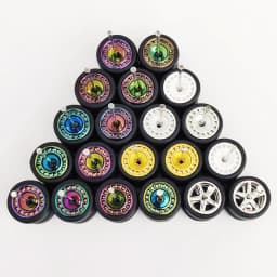 10 Sets 1/64 Alloy Car Wheels Pack Tires Diameter 9.8mm/11mm/12mm/13mm/14mm for Hot Wheel/Matchbox/Domeka/Tomy 1:64 Car Model