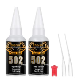 502 Super Glue Quick-drying Strong Cyanoacrylate Glue Is Used for DIY Handicraft Repair of Metal, Wood, Plastic and Ceramics.20g